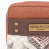 Billetera Piton Naranja Eco Cuero Mujer Portman Club