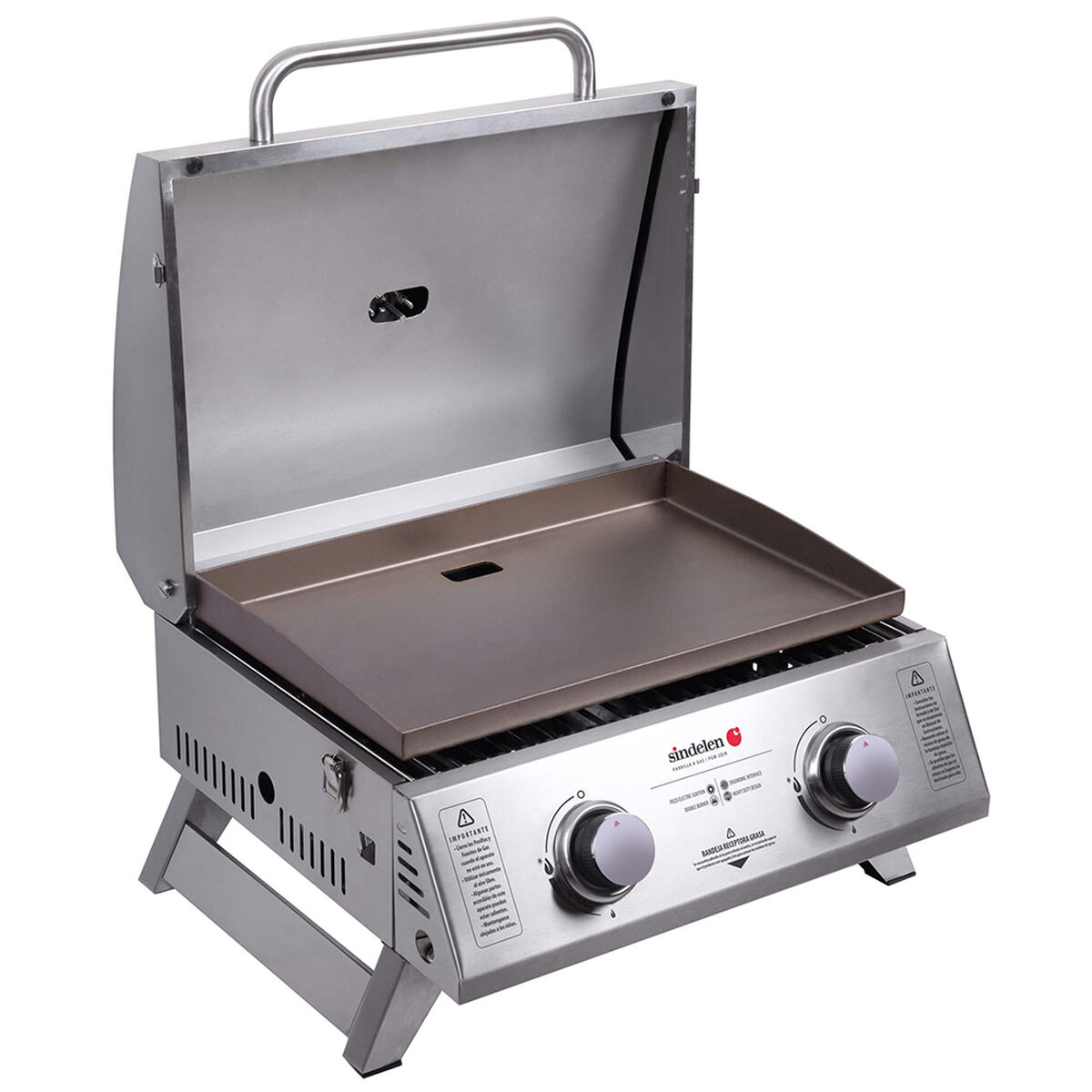 Parrilla a Gas Piezo Eléctrico Sindelen PGM-2QIN