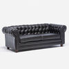 Sofá Barra Design Chesterfield 3 Cuerpos Negro