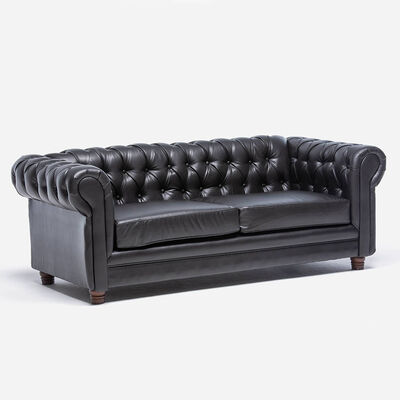 Imagen 2 del producto Sofá Barra Design Chesterfield 3 Cuerpos Negro