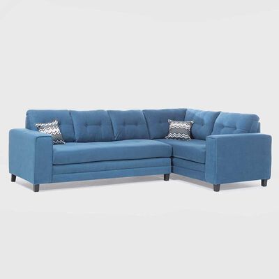 Imagen 2 del producto Sofá Seccional Derecho Living Factory Dubai 5 Cuerpos Azul Piedra