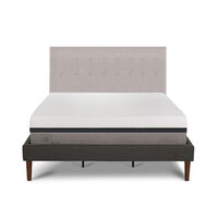 Cama Europea CIC Curve King Balance + Respaldo Tigris