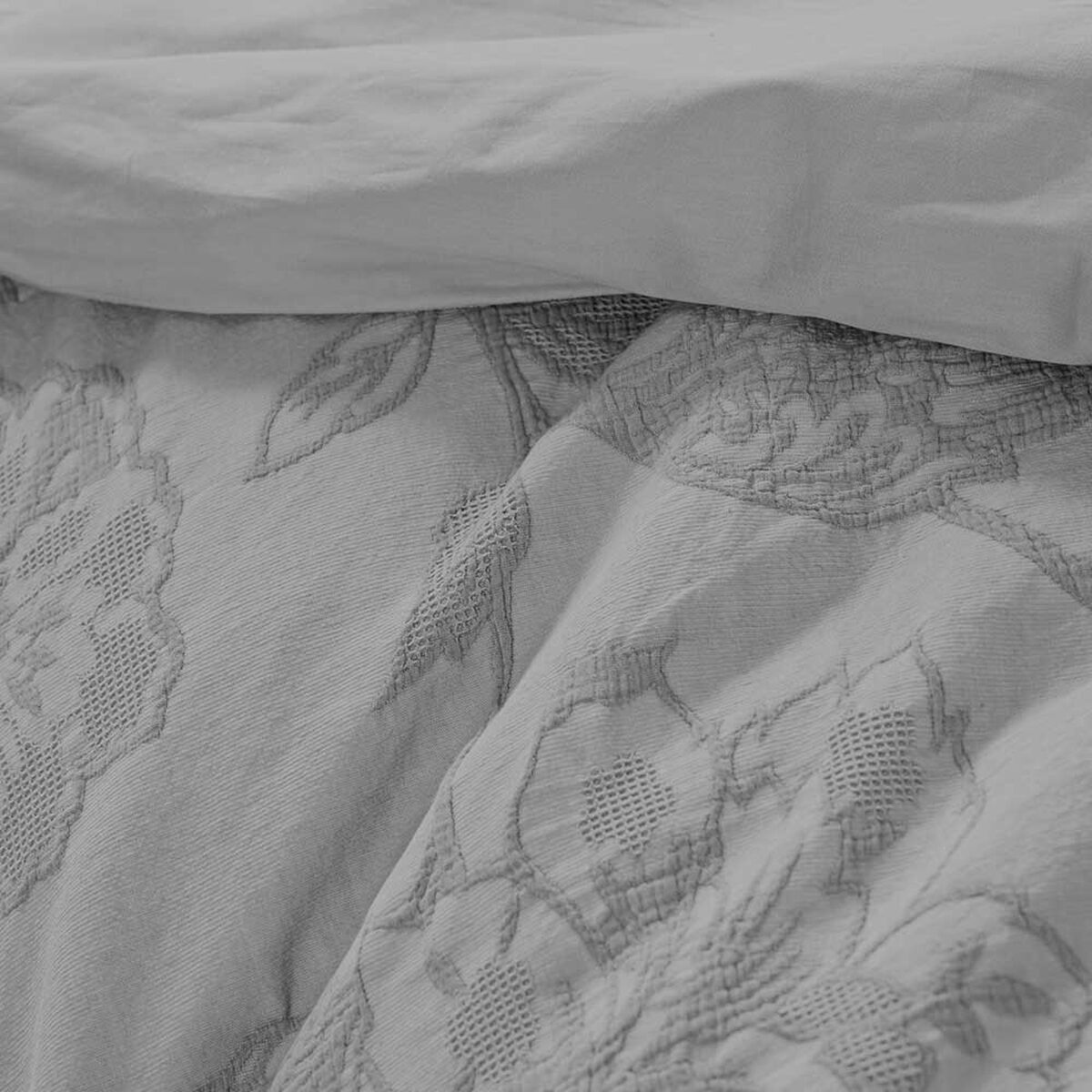 Funda de Plum&oacute;n Royal Supreme S&uacute;per King Lauren Gris