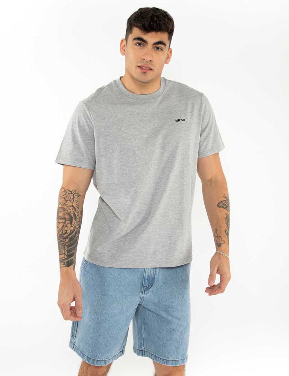 Polera Lisa Manga Corta Hombre Icono