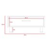Combo Bar Esquinero + Rack Extensible TV40 + Mesa de Centro TuHome Beijing Rovere