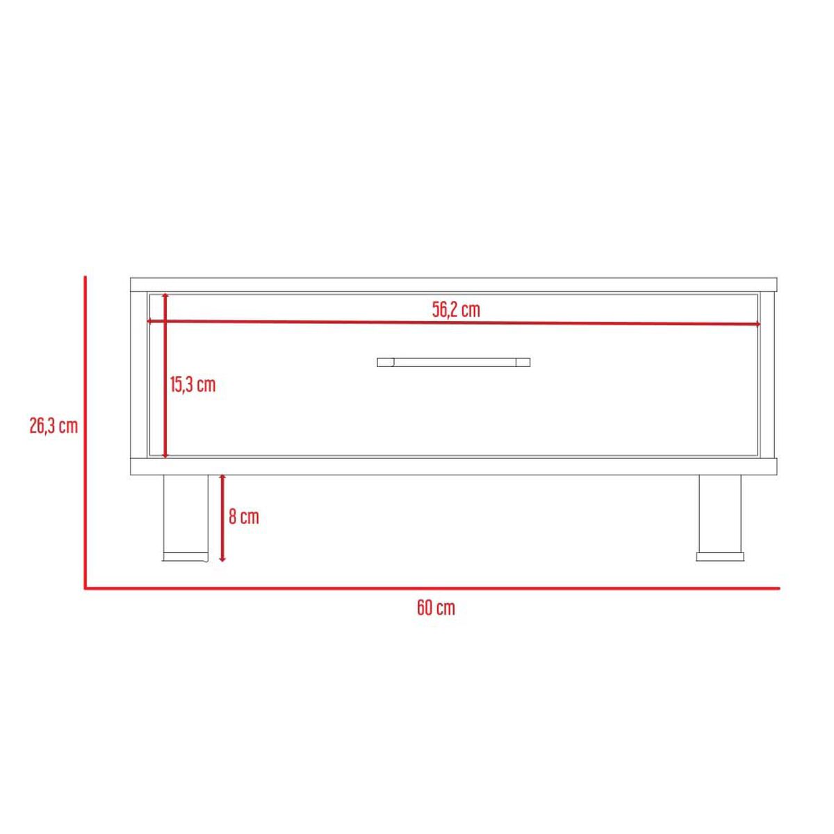Combo Bar Esquinero + Rack Extensible TV40 + Mesa de Centro TuHome Beijing Rovere