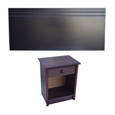 Imagen 1 del producto Respaldo 1,5 Plazas + Velador Zibel Newen