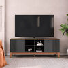 Rack TV Exit Florencia hasta 70" Nogal Grafito