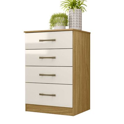 Comoda Amuv 4 Cajones Blanco