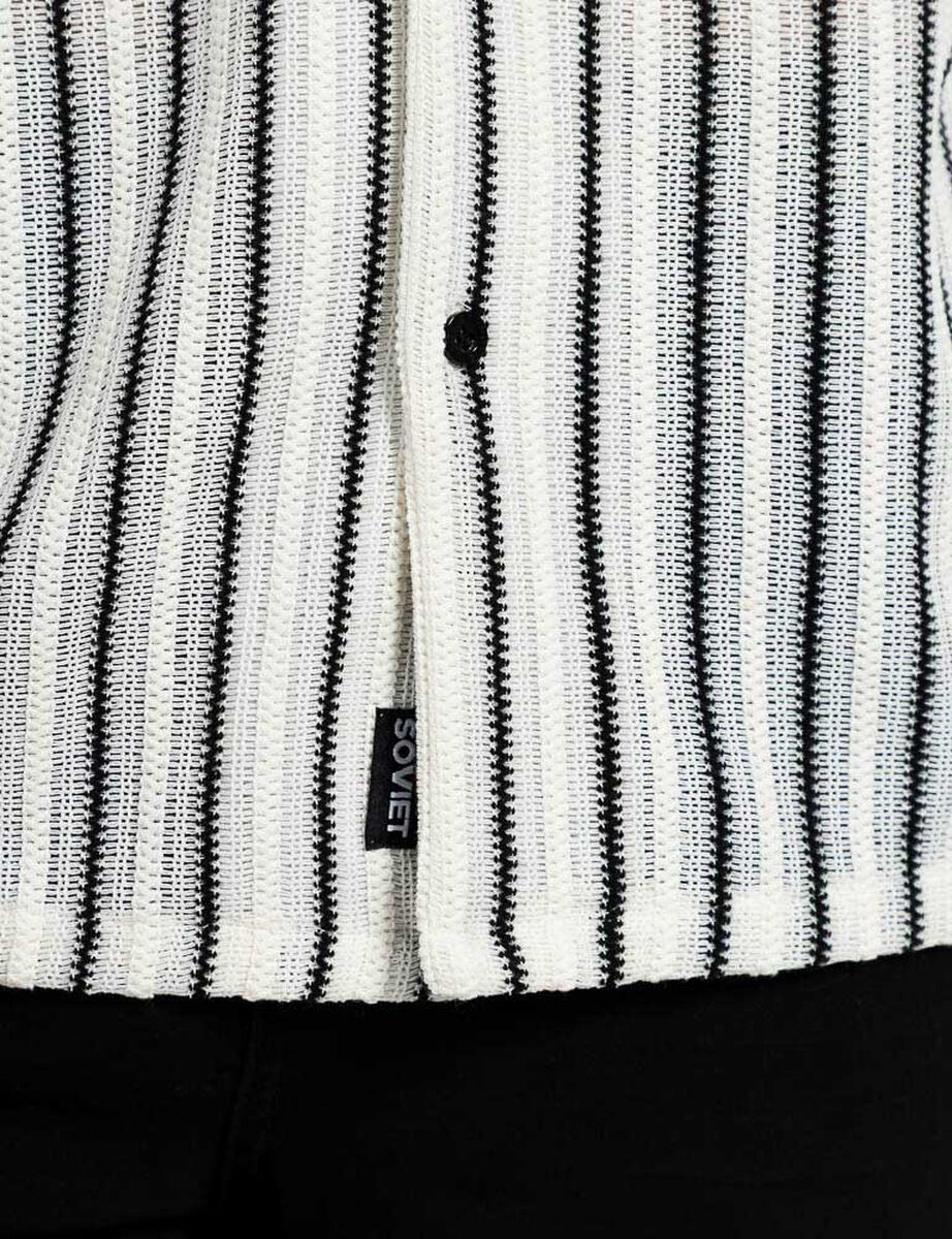 Camisa Crochet Manga Corta Hombre Soviet