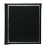 Álbum para Fotos Cartón Vgo Clásico Liso con Memo 200 Fotos Negro