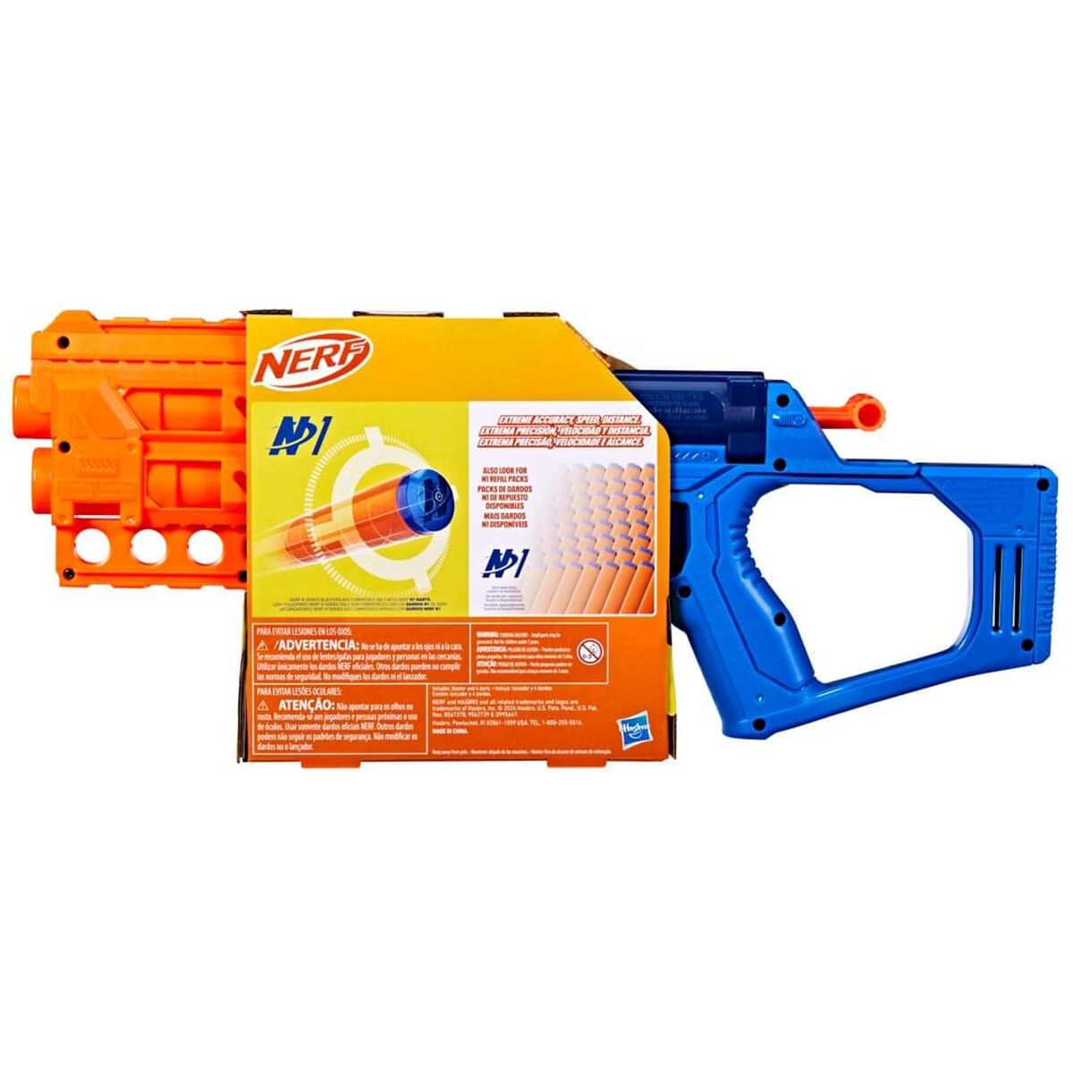 Lanzador Nerf N Series 4 Dardos