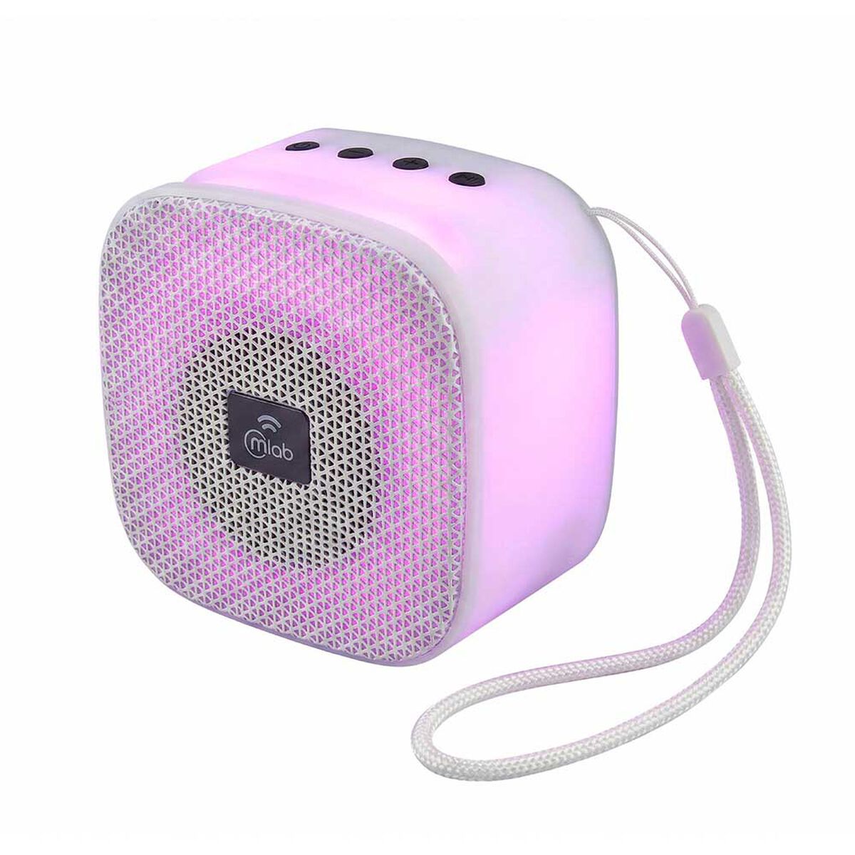Parlante Port&aacute;til MLAB 9675 Bluetooth Blanco