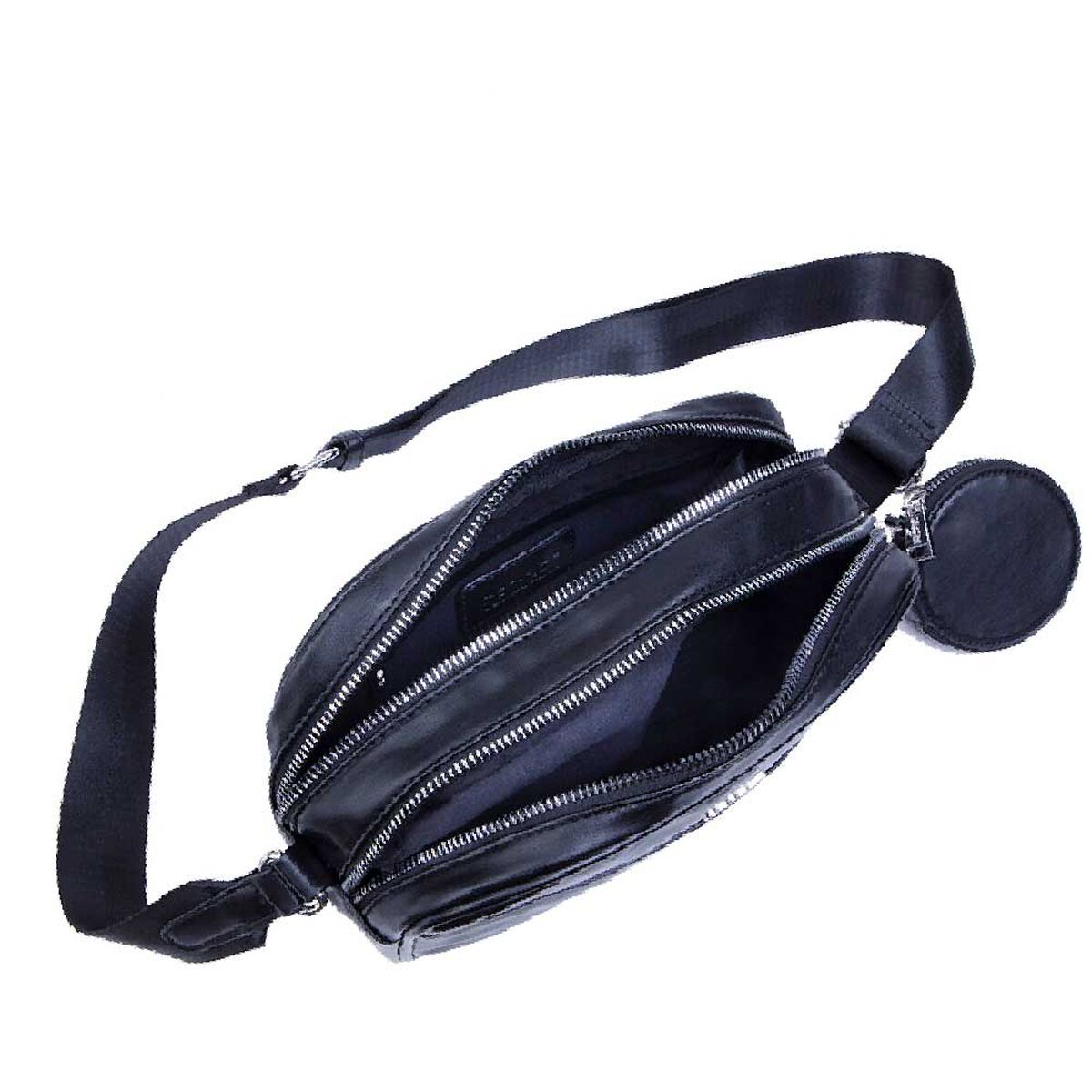 Cartera Bandolera Negra Praga Secret