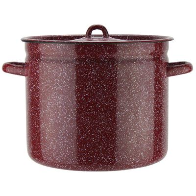 Cacerola Acero Vitrificado Fantuzzi Fundo Rojo 24 cm
