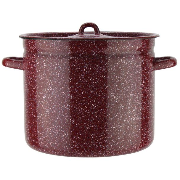 Cacerola Acero Vitrificado Fantuzzi Fundo Rojo 24 cm