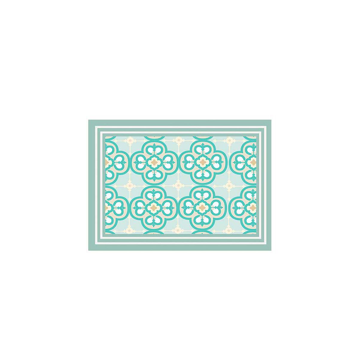 Set 2 Alfombra Davanti Arabe turquesa 45 x120 Arabe turquesa