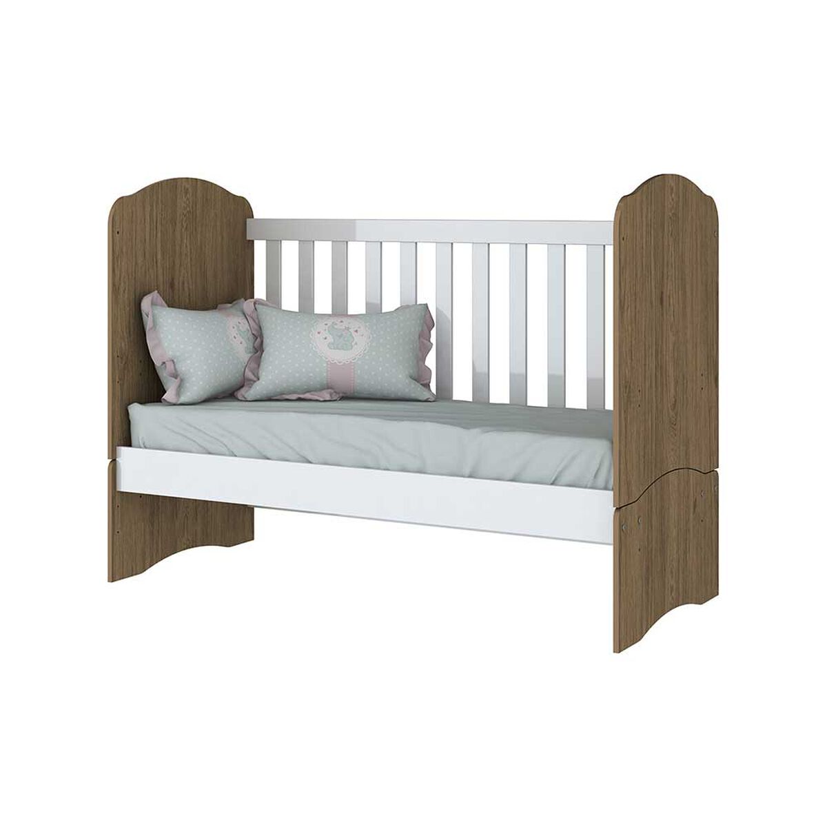 Cuna Home Mobili Vigo Café Blanco