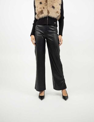 Imagen 1 del producto Pantalón Ecocuero Mujer Soviet Negro