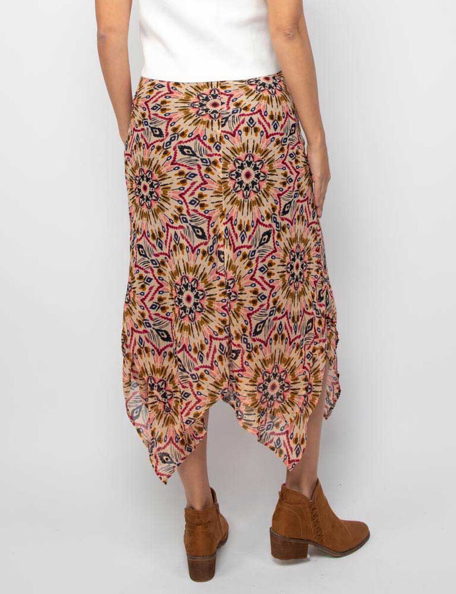 Falda Maxi Estampada Mujer Alma
