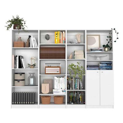 Imagen 2 del producto 3 Estantes + Estante 2 Puertas TuHome Home Blanco