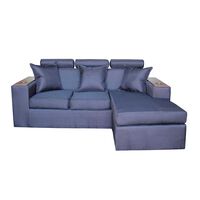 Sofá Modular Muebles MYM Heytan 4 Cuerpos Gris