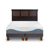 Cama Europea CIC Base Dividida 2 Plazas Alaska + Respaldo