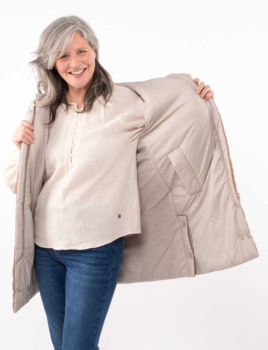 Parka Larga Sin Mangas Reversible Mujer Portman Club