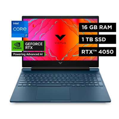 Notebook Gamer HP VICTUS 15-fa1097la Core i7 16GB RAM 1TB 15.6"