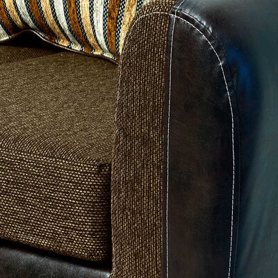 Imagen 2 del producto Juego de Living Elegant Detail Oklahoma Sofá 2 Cuerpos + Dos Sillones 1 Cuerpo Café