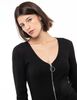 Vestido Corto Manga Larga Mujer Fiorucci