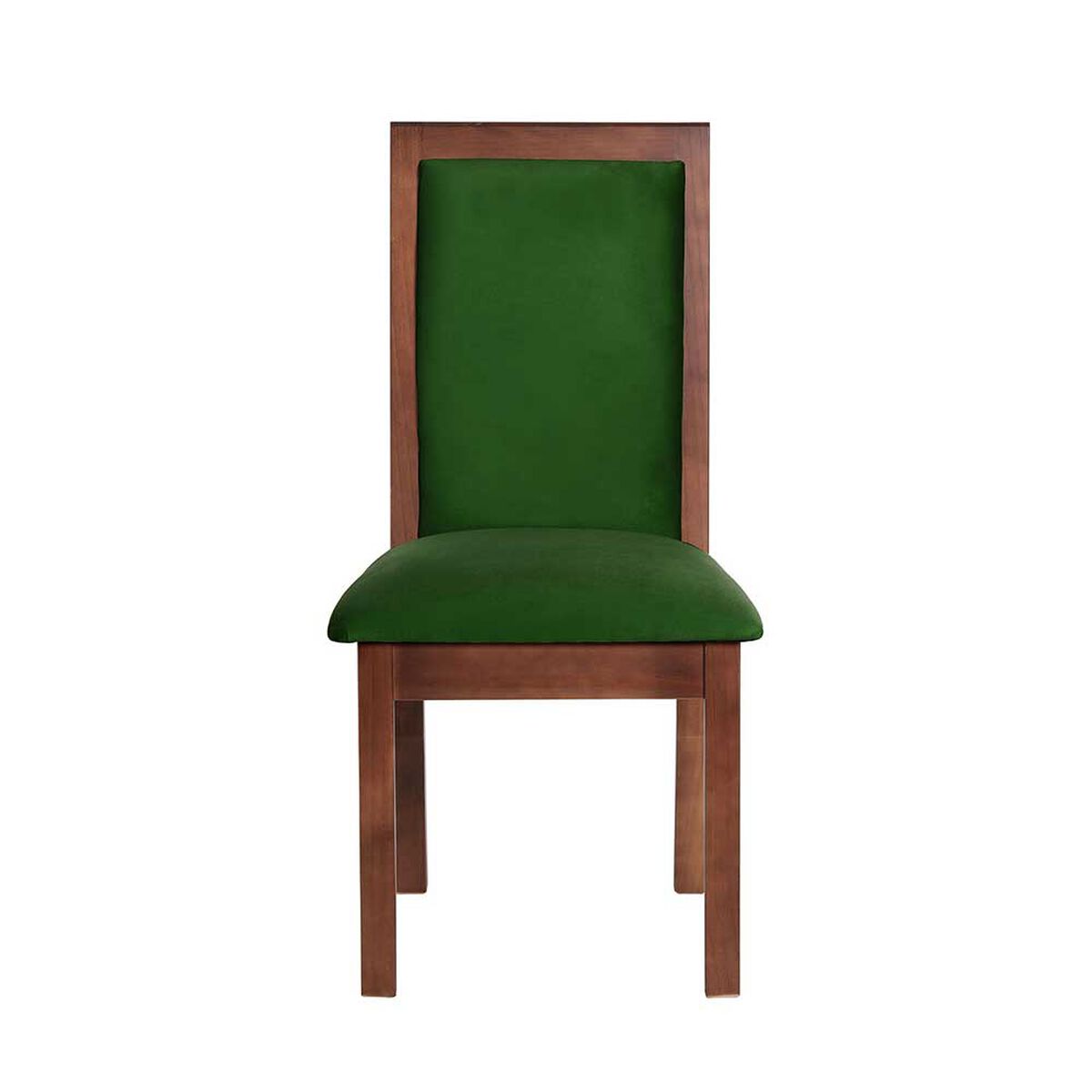 Juego de Comedor Latam Home Sevilla Girona 2 Sillas + 2 Bancas Velvet Verde