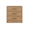 C&oacute;moda Tuhome Clay 3 Cajones Fresno Wengue