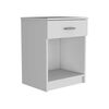Velador TuHome Eco 1 Cajones Blanco