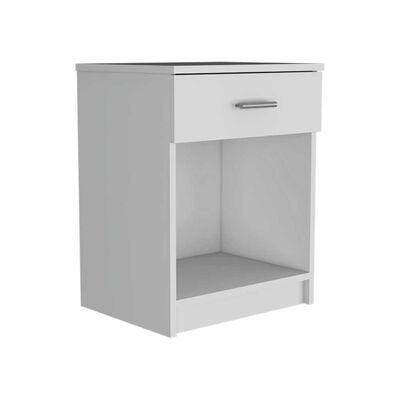 Imagen 1 del producto Velador TuHome Eco 1 Cajones Blanco