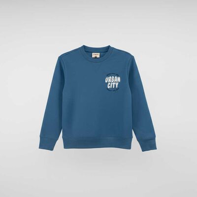 Imagen 2 del producto Polerón Niño Chess Denim, Gris-Mel, Negro, Oliva