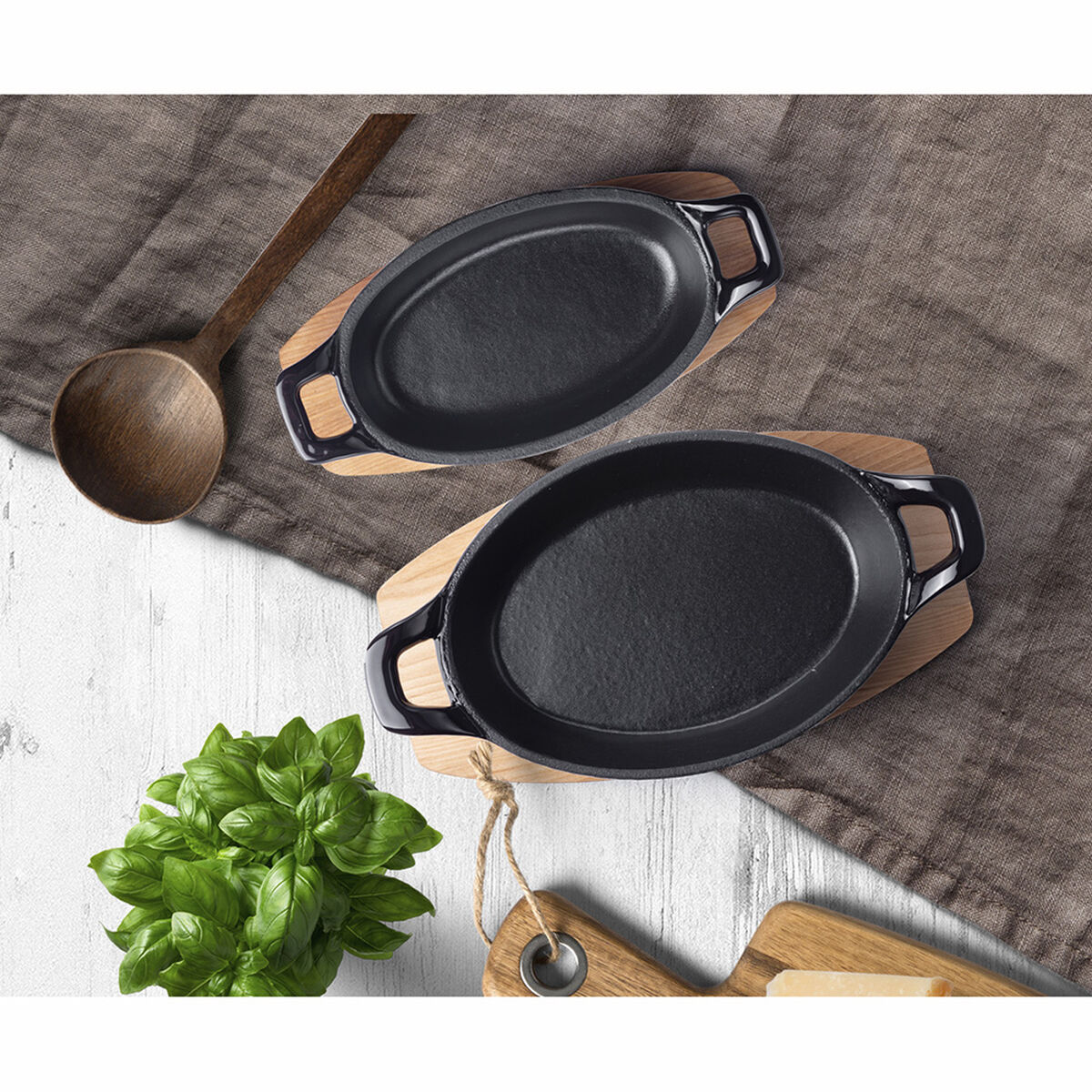 Fuente Para Horno Fierro Fundido Magefesa Ferro 22 X 15 cm