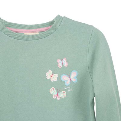 Imagen 2 del producto Polerón Niña Chess Gris, Menta, Navy, Rosado