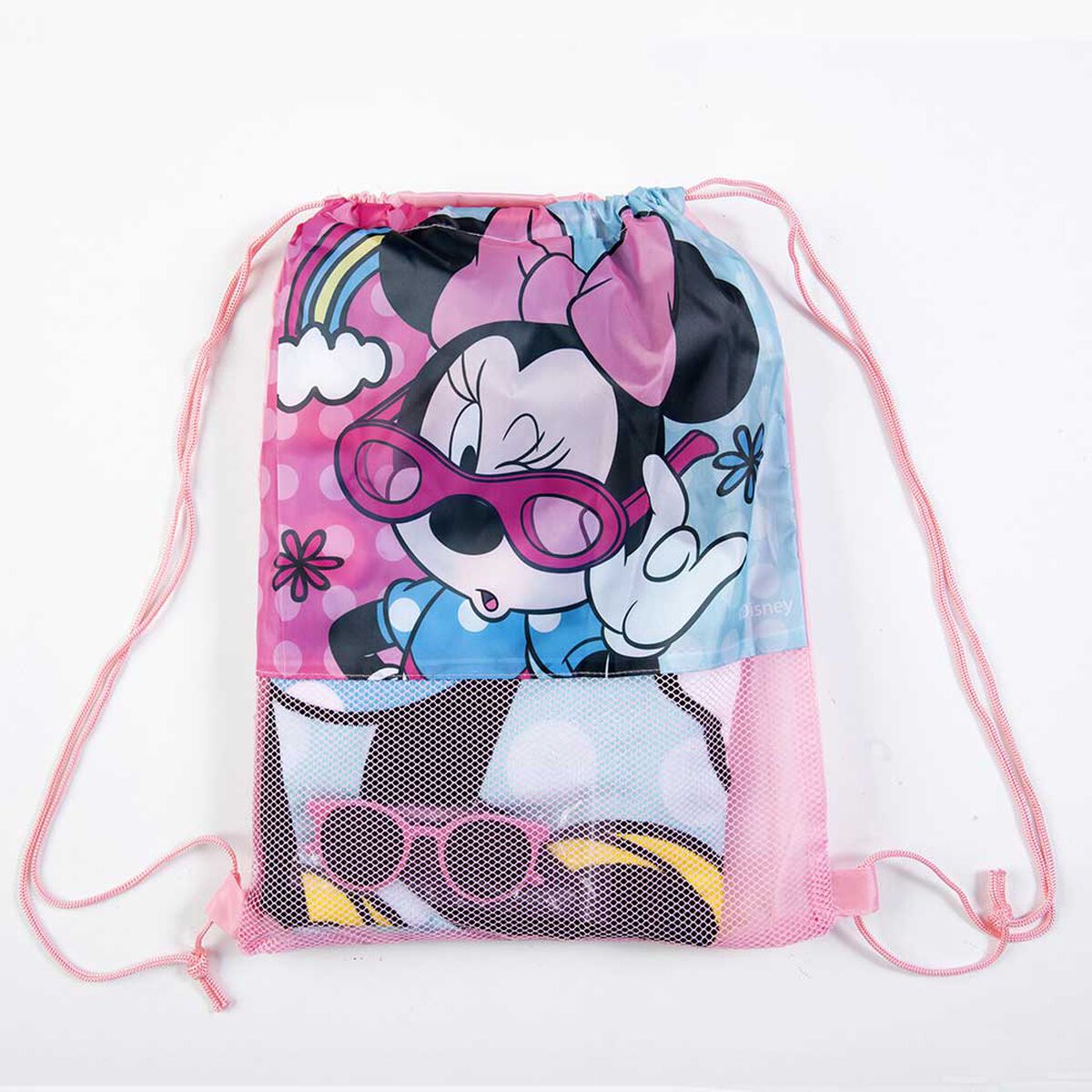 Toalla de Playa + Bolso + Lentes de Sol Disney Minnie 140 x 70 cm
