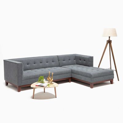 Imagen 2 del producto Sofá Seccional Derecho Spazzio Munich 4 Cuerpos Gris