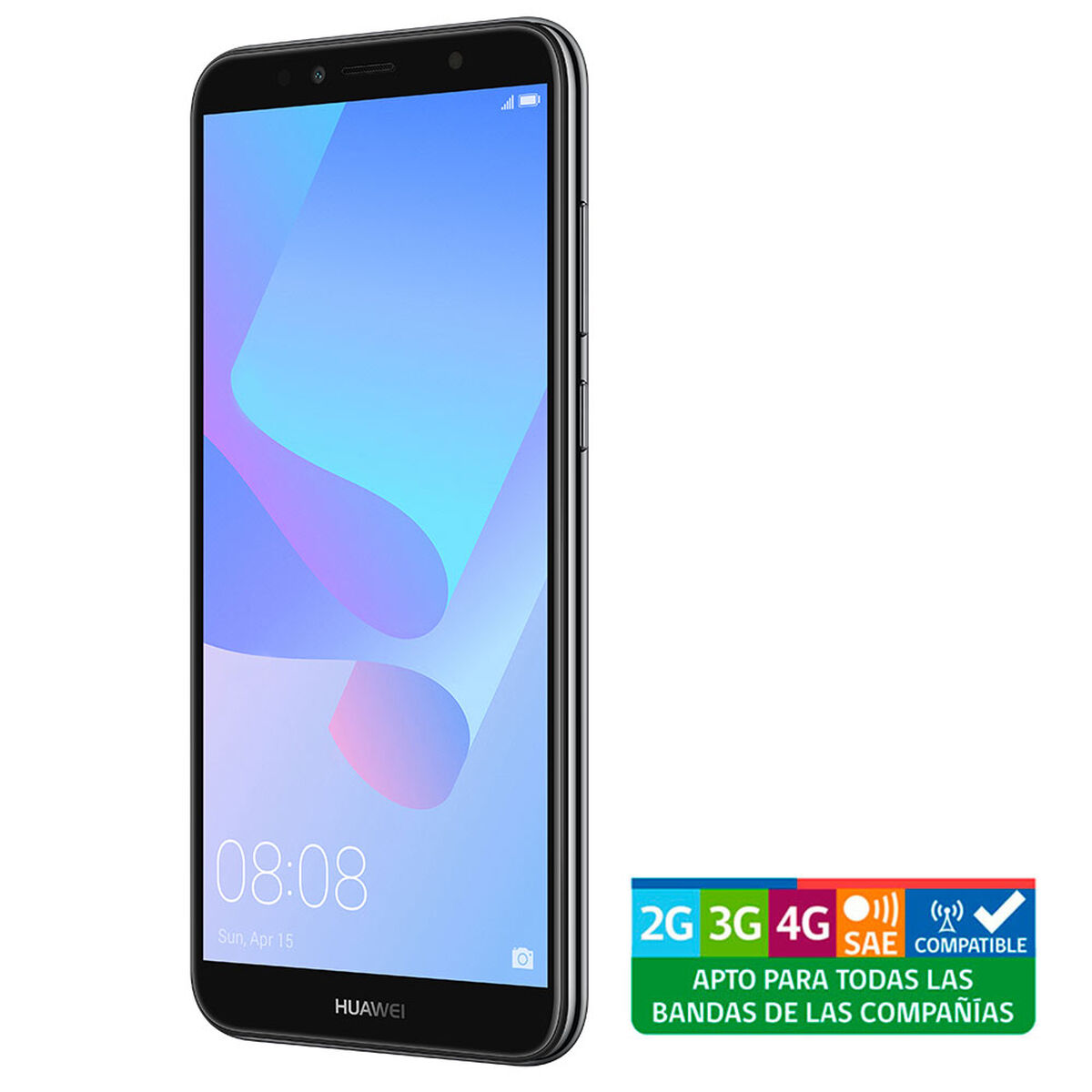 Celular Huawei Y6 2018 5.7" Negro Claro