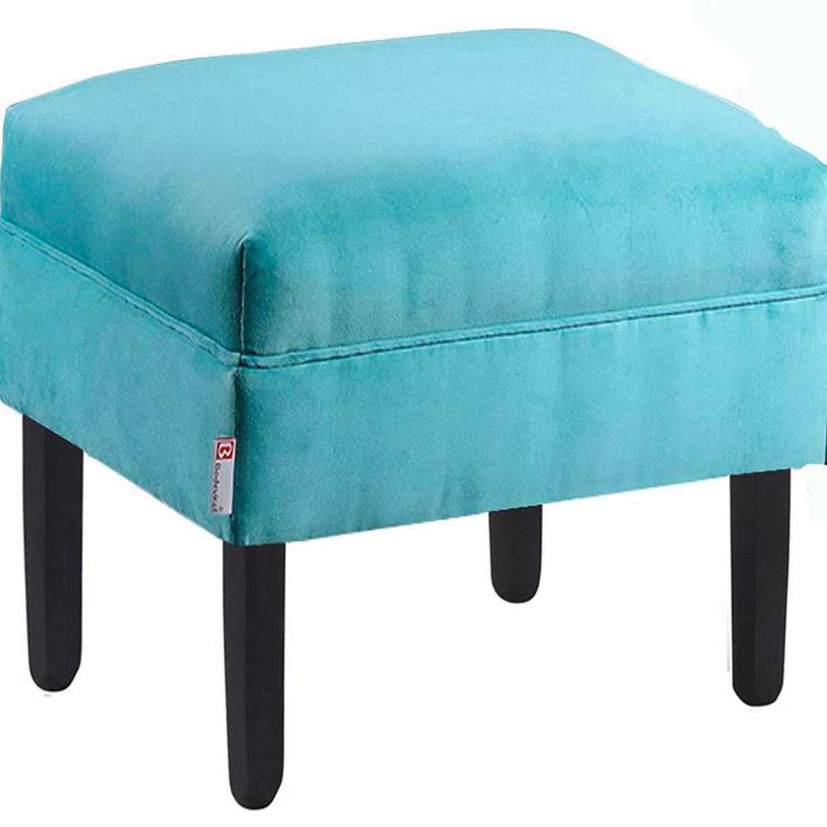 Pouf Bodevir Sky Felpa 00 Turquesa&nbsp;