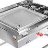 Plancha Churrasquera Ticgas 600x600  + 2 Quemadores Full Inox GN