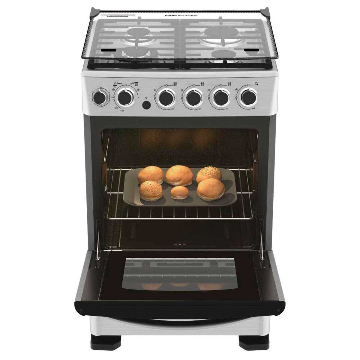 Cocina a Gas Mabe CMC5560FX0 4 Quemadores