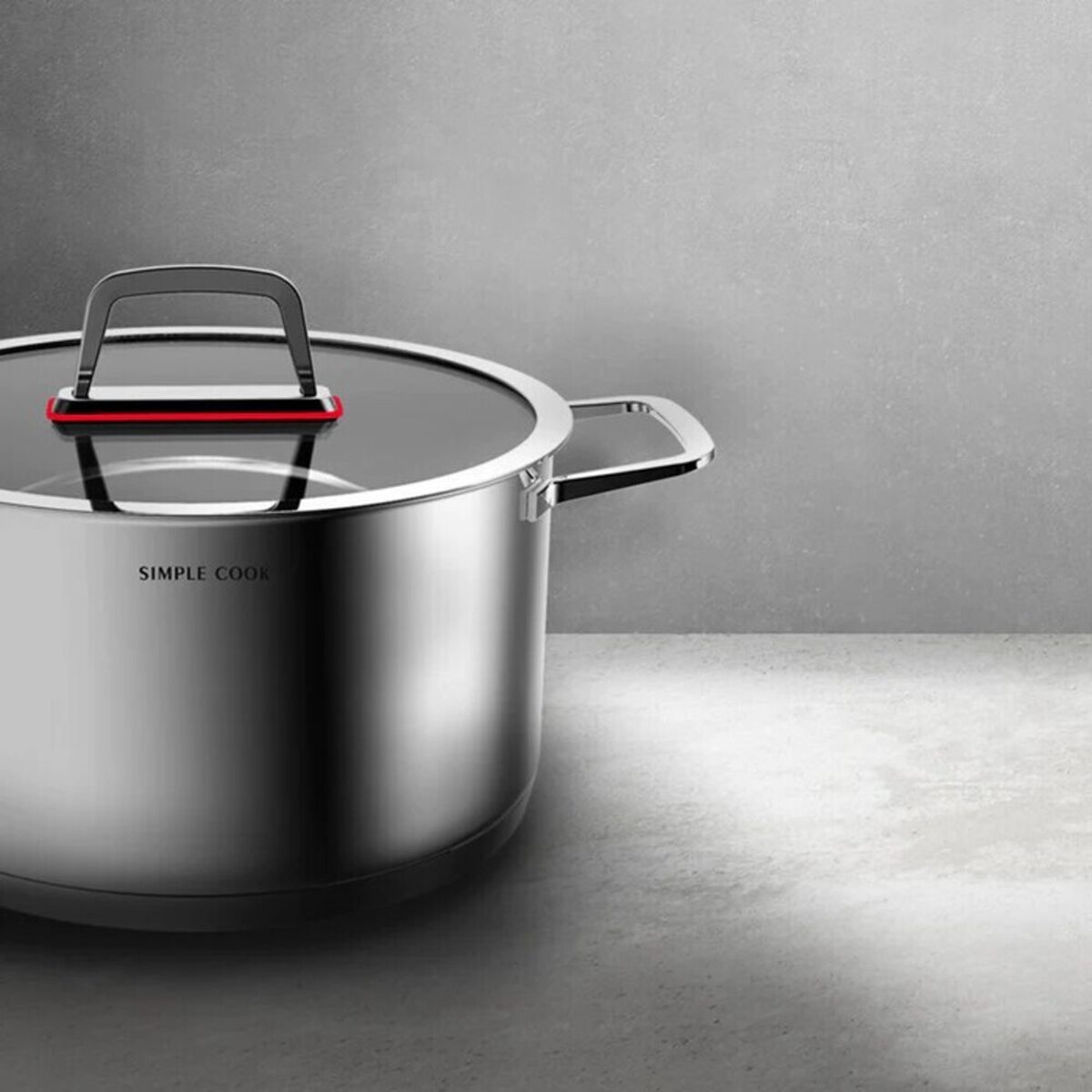 Bater&iacute;a de Cocina Simple Cook Burdeos 7 Piezas