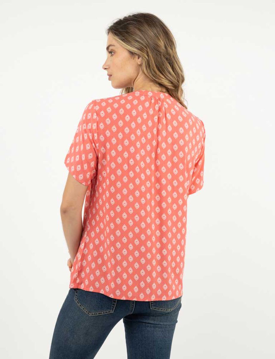 Blusa Manga Corta Mujer Portman Club