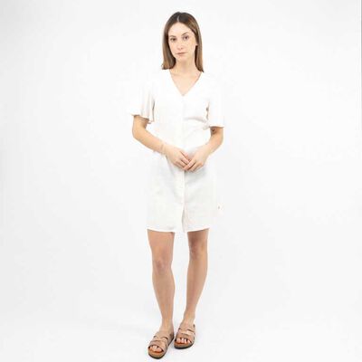 Vestido Corto Manga Corta Mujer Zibel