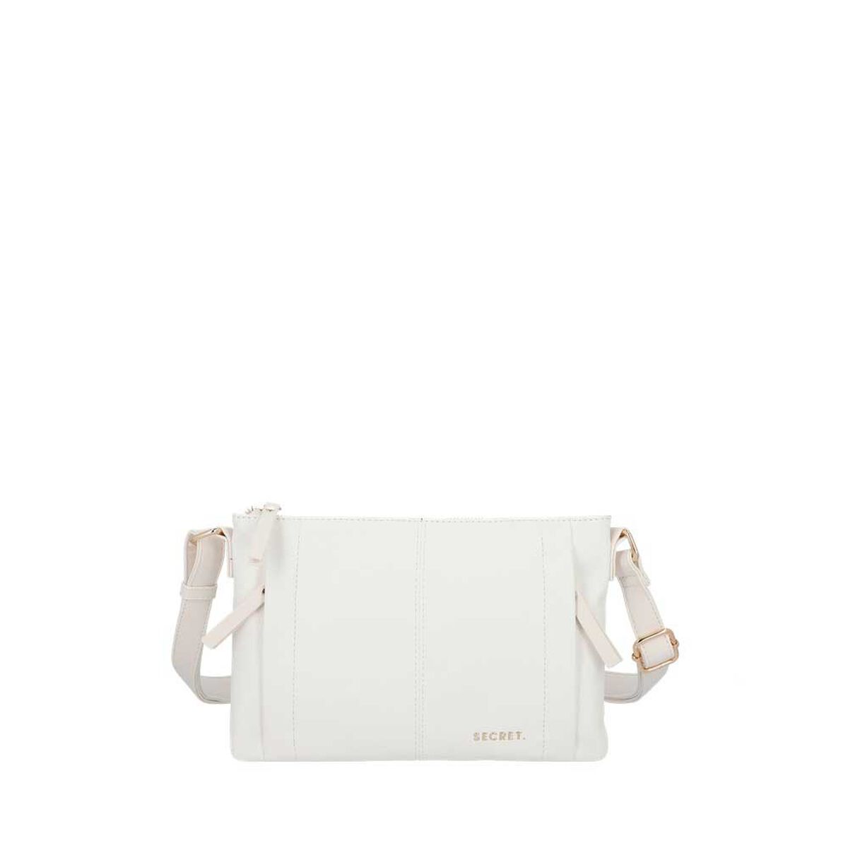 Cartera Bandolera Secret Albury SC7 Peque&ntilde;a Beige