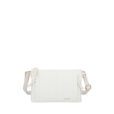 Cartera Bandolera Secret Albury SC7 Peque&ntilde;a Beige