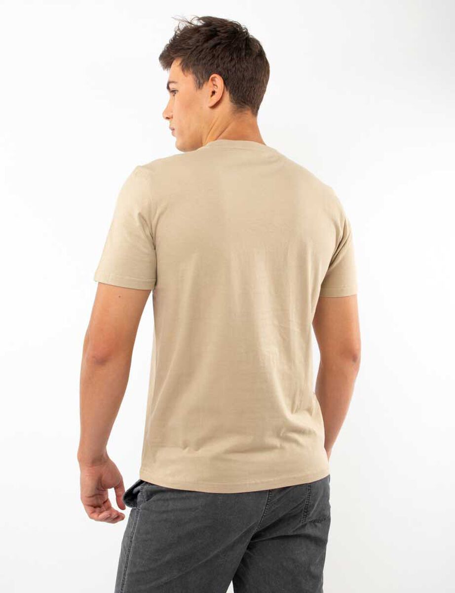 Polera Relieve Manga Corta Hombre Fiorucci
